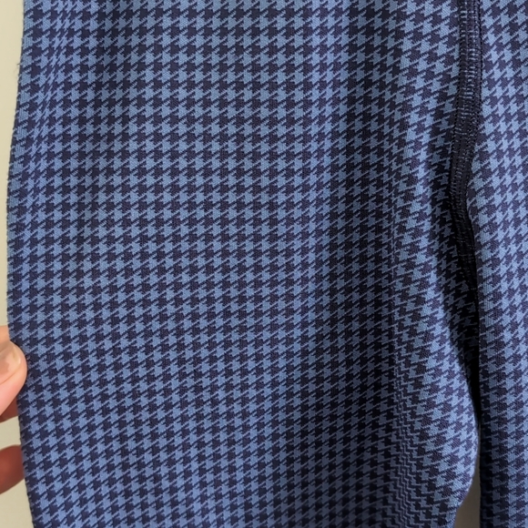 OFFLINE BY AERIE | Women's Blue Mini Houndstooth Print Drawcord Legging NWOT - Picture 8 of 8